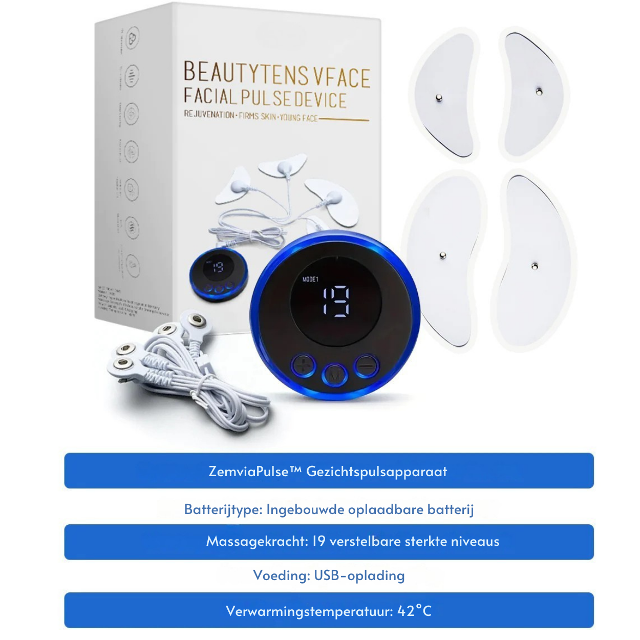 ZemviaPulse™ | Gezichtspulsapparaat