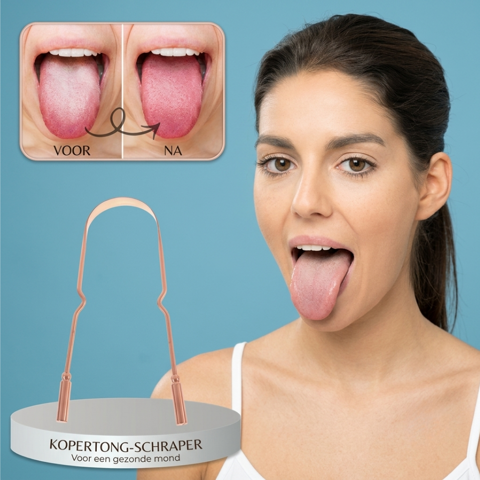 Anti-Bacterie Tongschraper