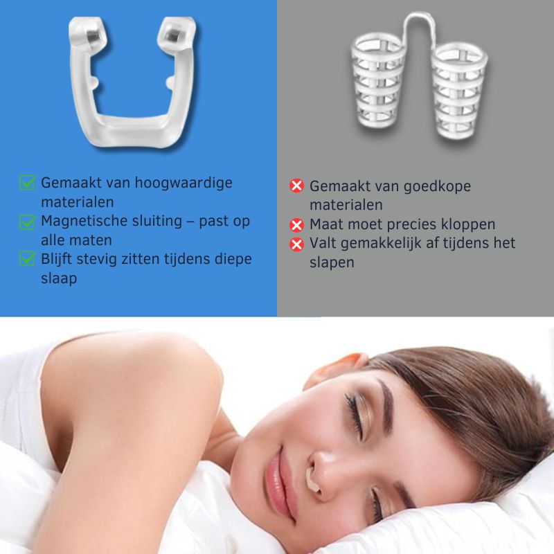 Nosaura Clip™ | Anti-snurk Neusklem