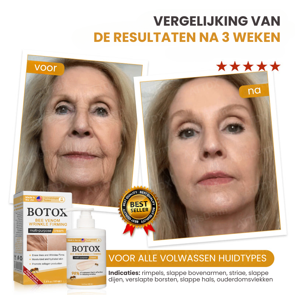 VenoFirm™ | Botox Rimpelverstevigende Crème