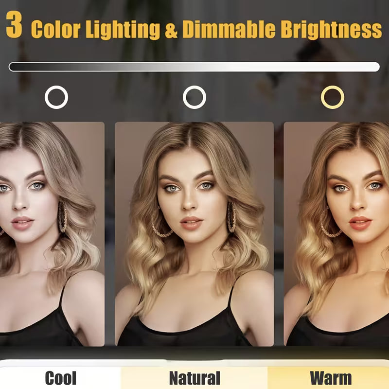 Draagbare LED Make-up Spiegel