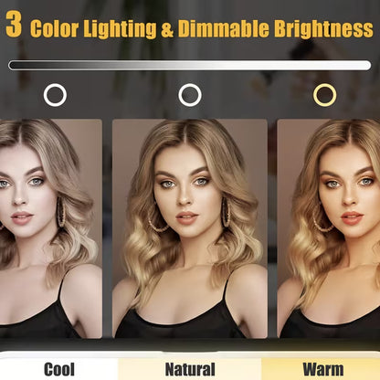 Draagbare LED Make-up Spiegel