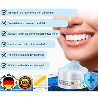 FocusSmile™ | Tandenbehandelingspoeder
