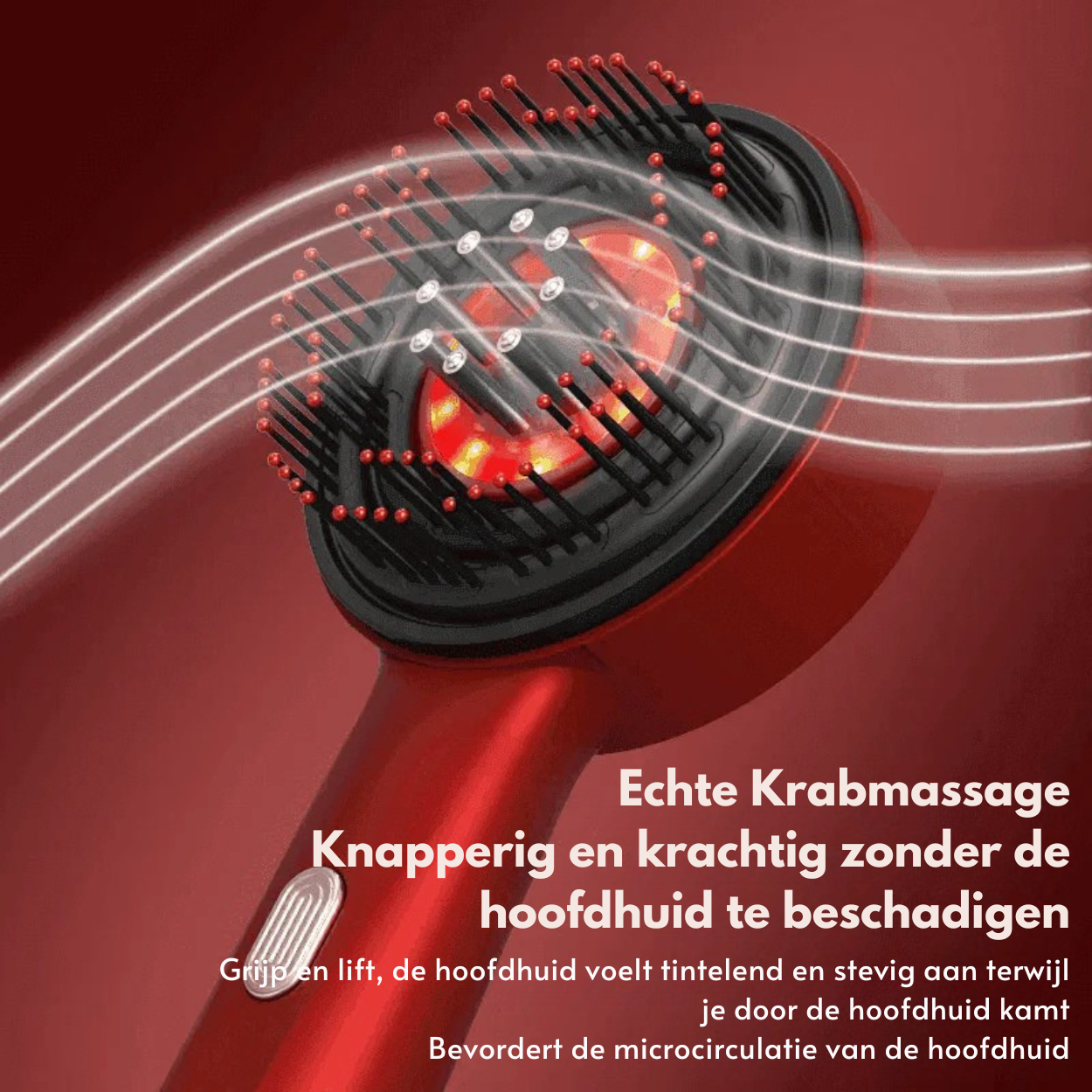 RootSoothe™ | Roodlicht Therapie Borstel + Gratis Haargroei Olie
