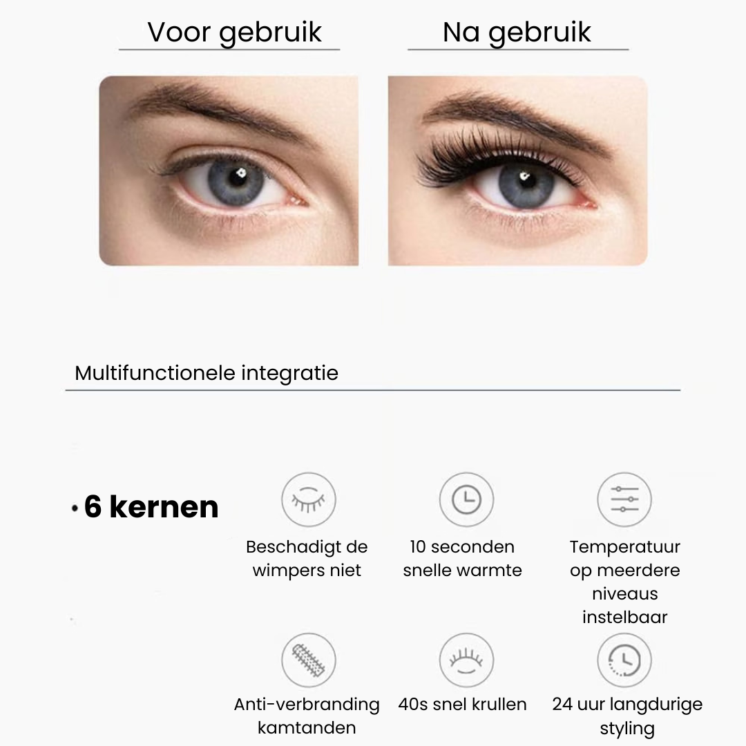 LashLift Pro™ | Oplaadbare Verwarmde Wimperkruller