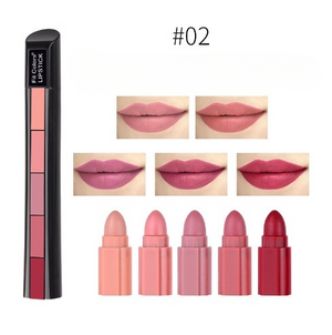 JUNA™ | Matte 5-kleurige Lipstick Set