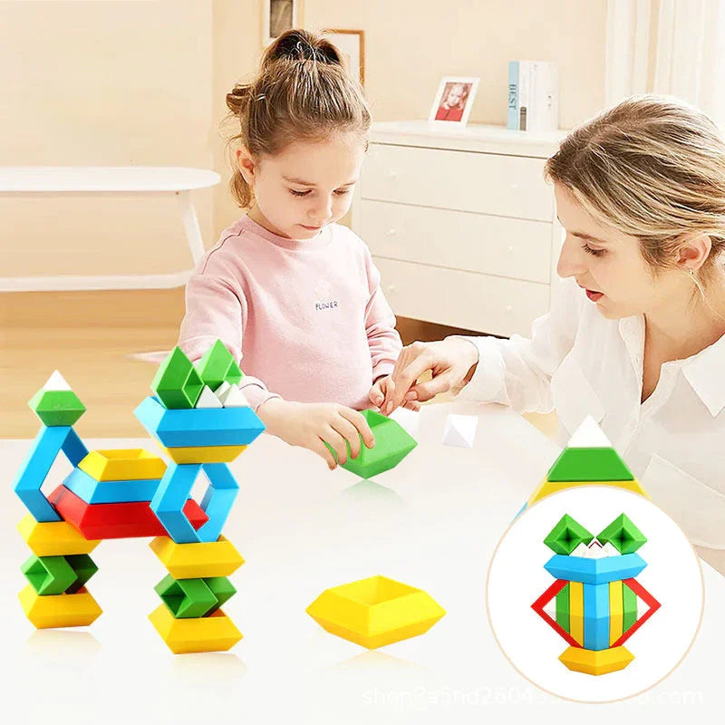 SMARTKIDS™ | Bouwstenen Set 3D Ruimte Constructie Speelgoed