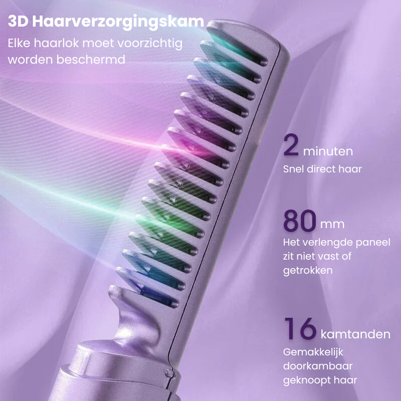 LEVA™ | Draadloze Elektrische Haarborstel