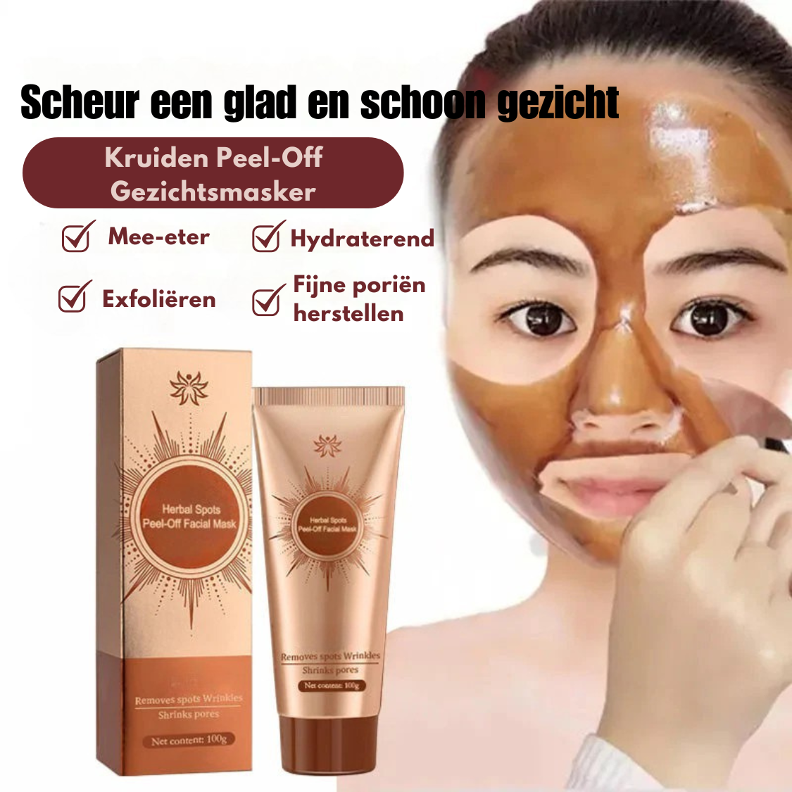 HerbaPure™ | Kruiden Peel-Off Masker