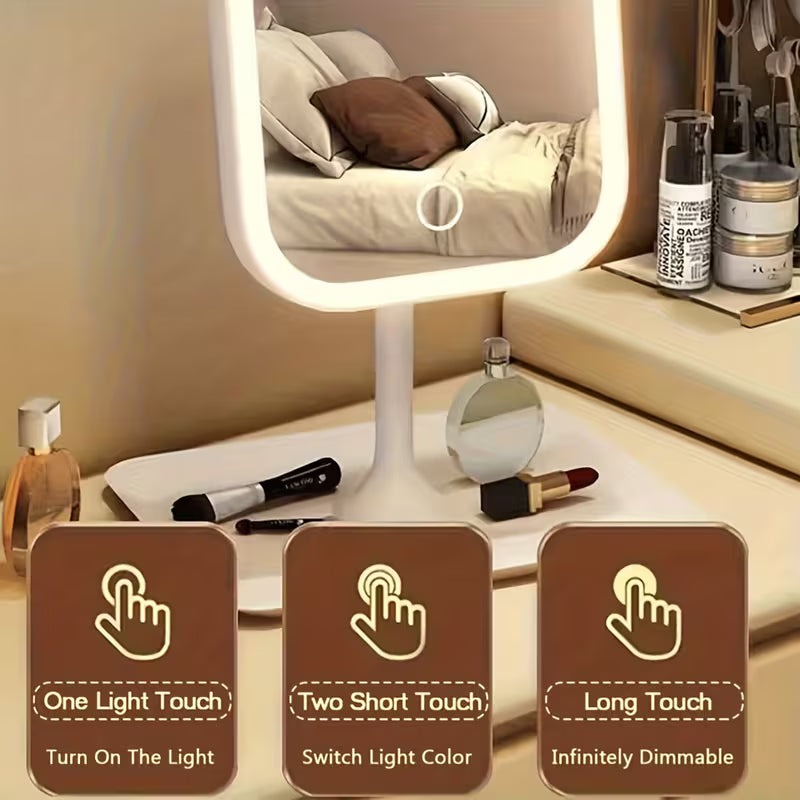 Draagbare LED Make-up Spiegel