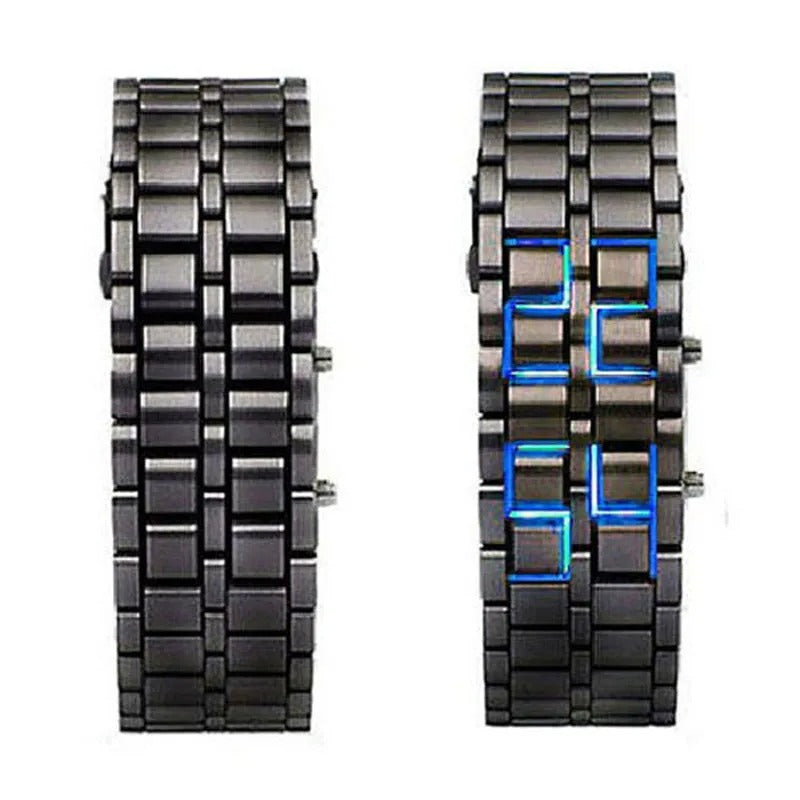 WILLEM™ | LED-Scherm Volledig Metalen Binaire Digitale Horloge