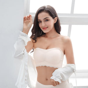 LERKA™ | Ice Silk Non-slip Tube Top Strap Bra