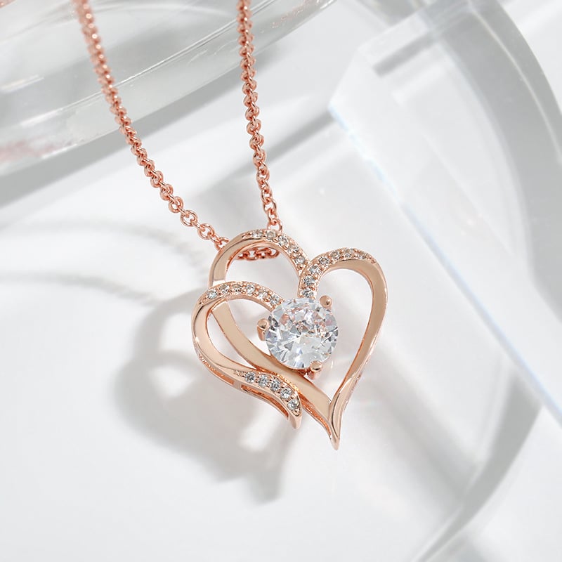 ZIDLOVEN™ | Diamanten Hart Ketting