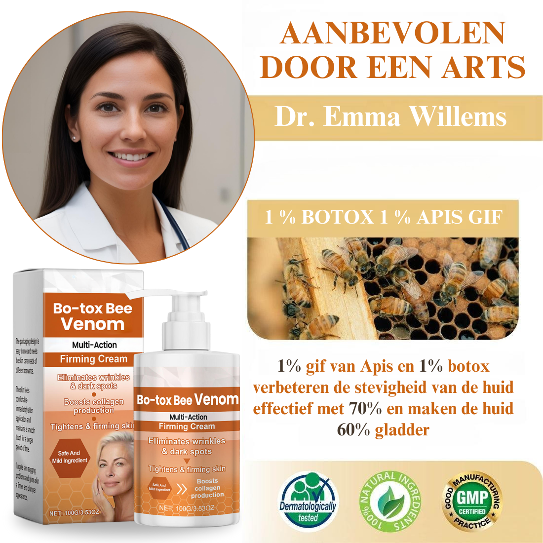 BotoxBee™ | Geavanceerde Multi-Actie Verstevigende Crème