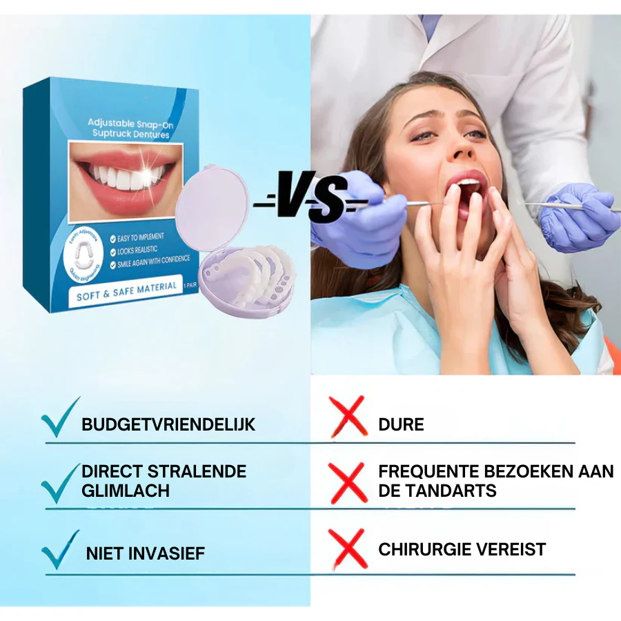 SMILAPTIX™ | Aanpasbaar Klikgebit