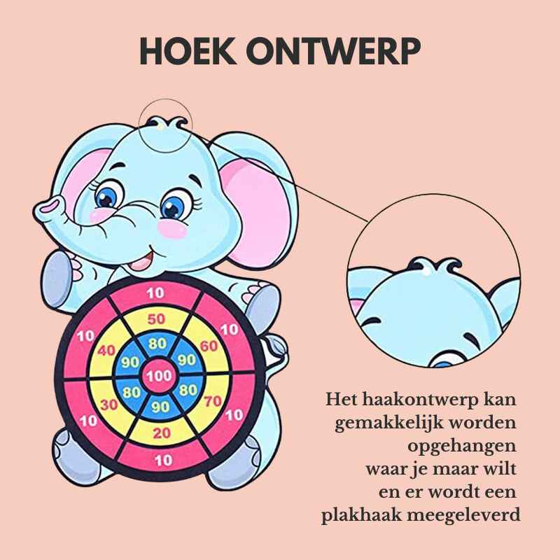 GRABY™ | Cartoon Dartbord Spelletjes