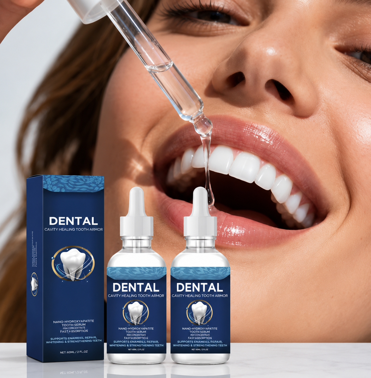 CalmDent™ | Gevoeligheidsverlichting & Tandverzorging Serum
