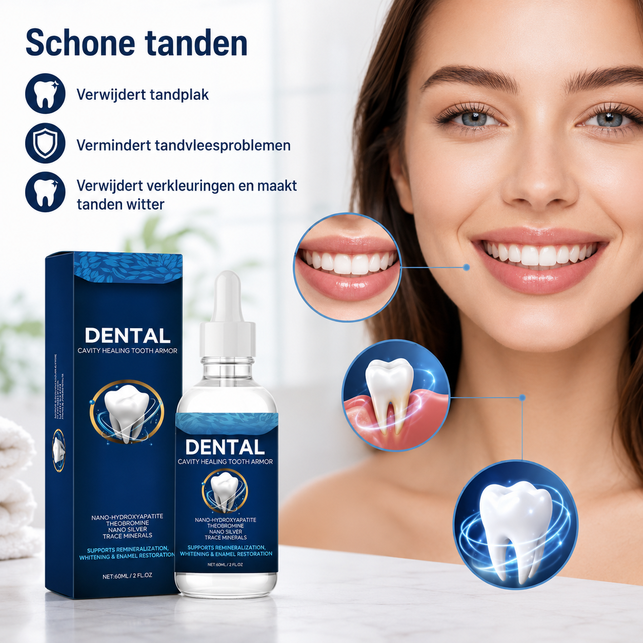 CalmDent™ | Gevoeligheidsverlichting & Tandverzorging Serum
