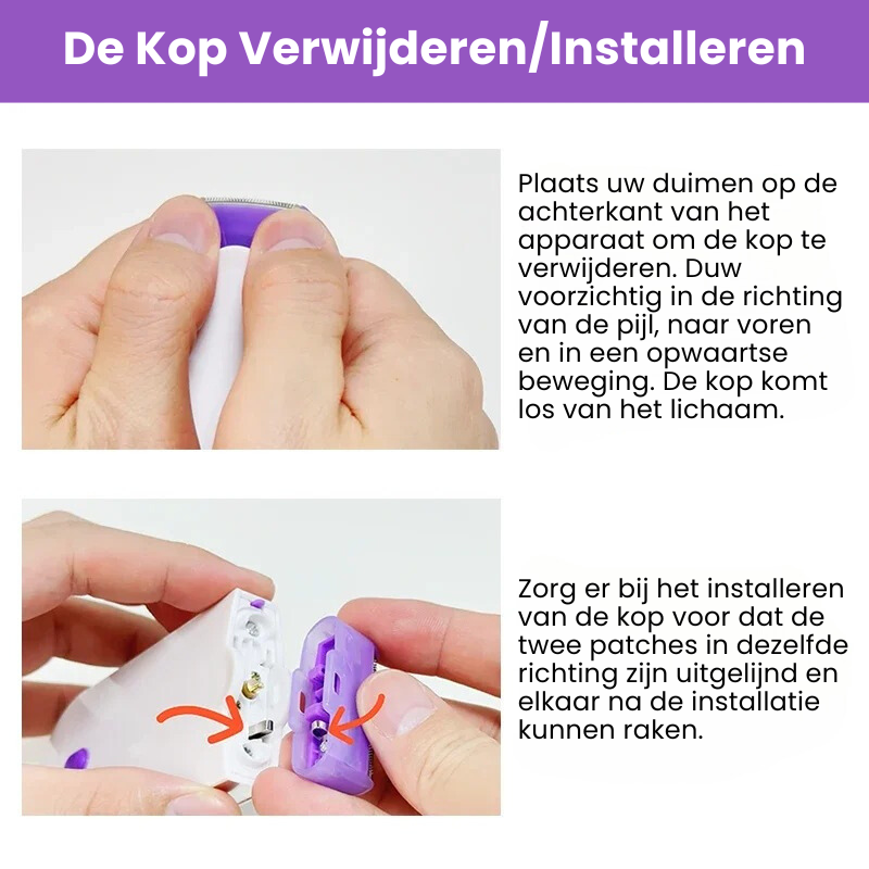 YETRA™ | Pijnloze Inductie Haarverwijderingsapparaat