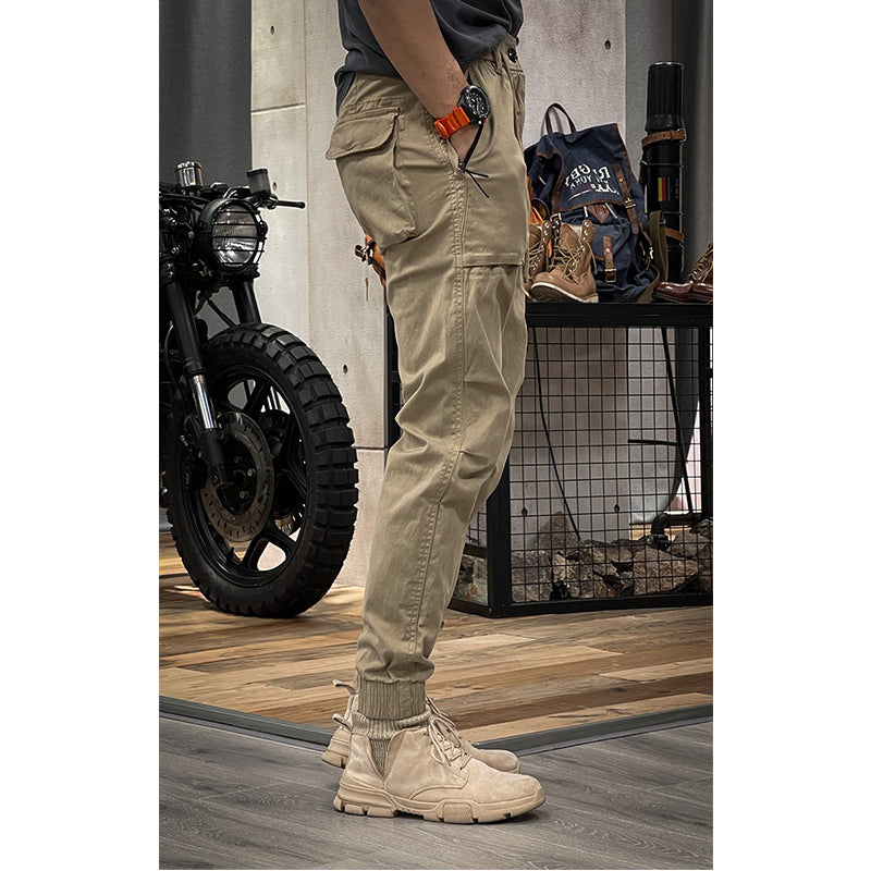 RAMWI™ | Distressed Slim Fit Biker Jeans Voor Mannen