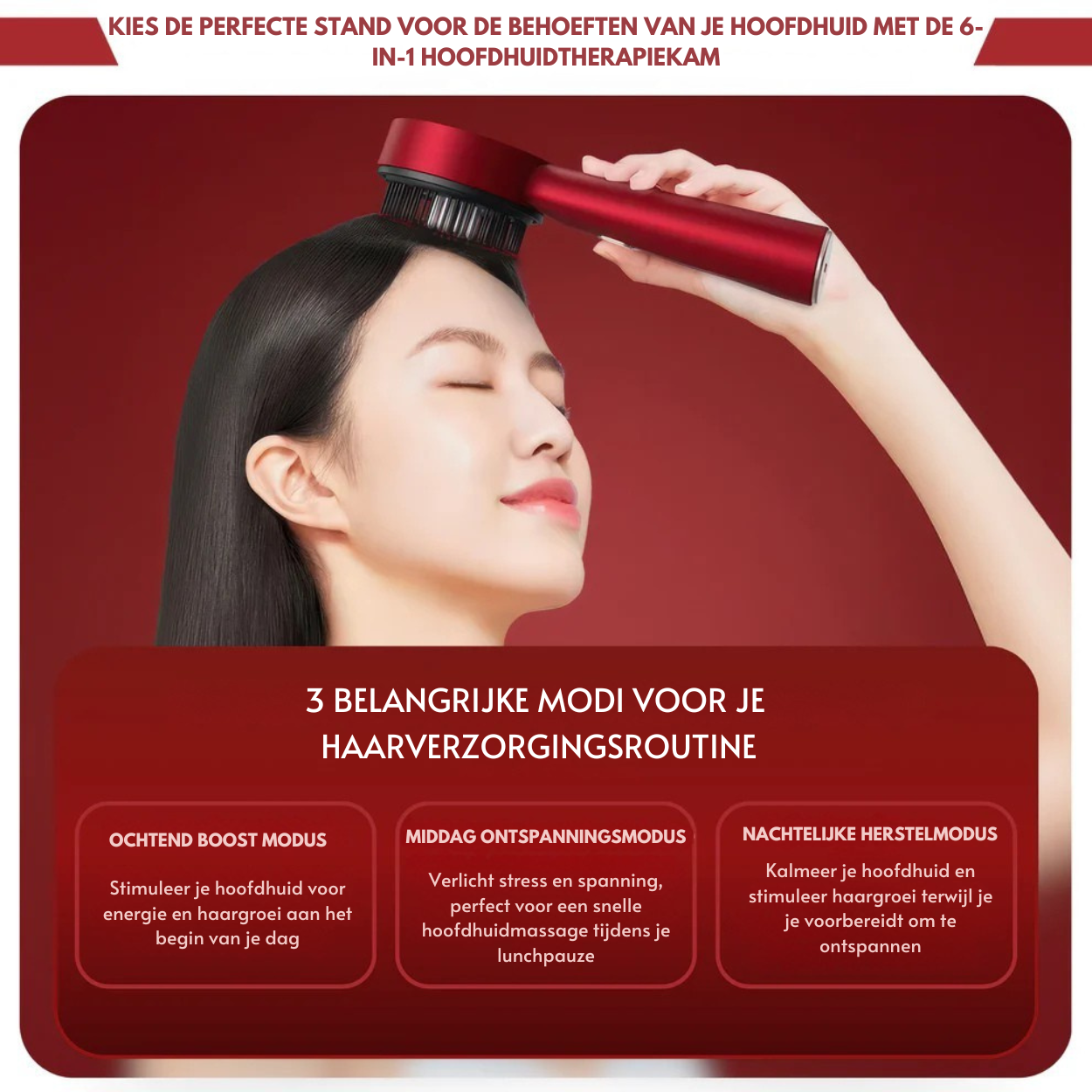 RootSoothe™ | Roodlicht Therapie Borstel + Gratis Haargroei Olie