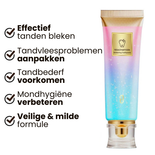 NiaciTeeth™ | Niacinamide Witmakend Tandpasta