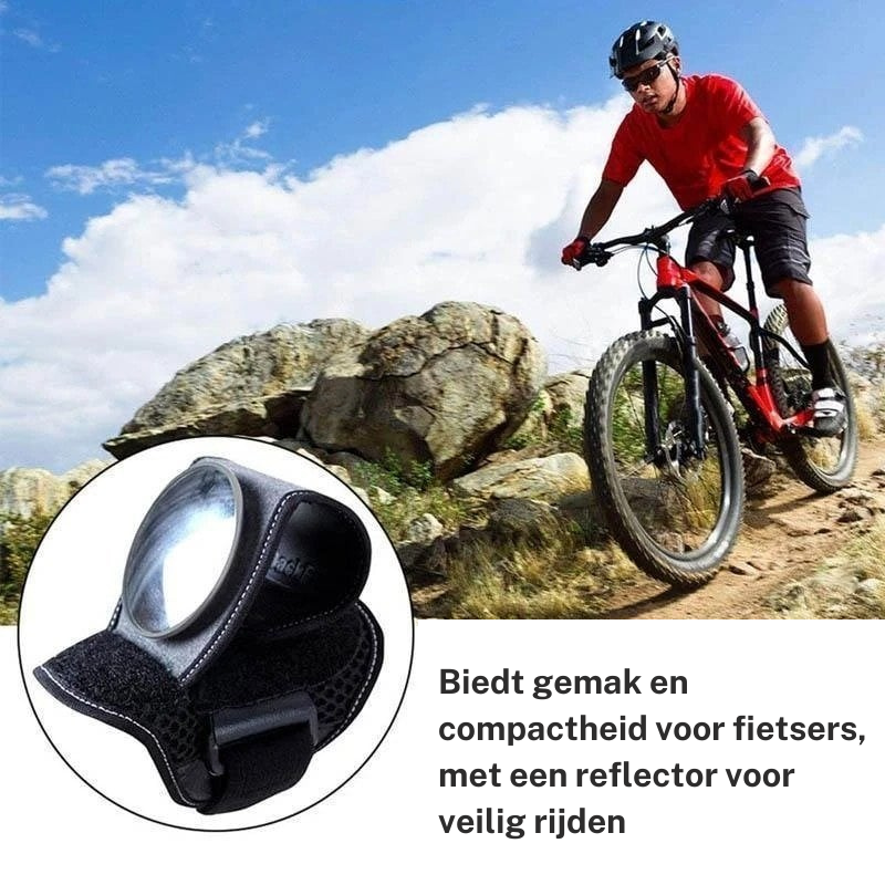 MIRTO™ | Fiets Veiligheid Achteruitkijkspiegel Armband