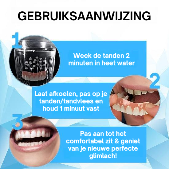 DENTURYZE™ | Smart Fit  Siliconen Reline Prothese Set