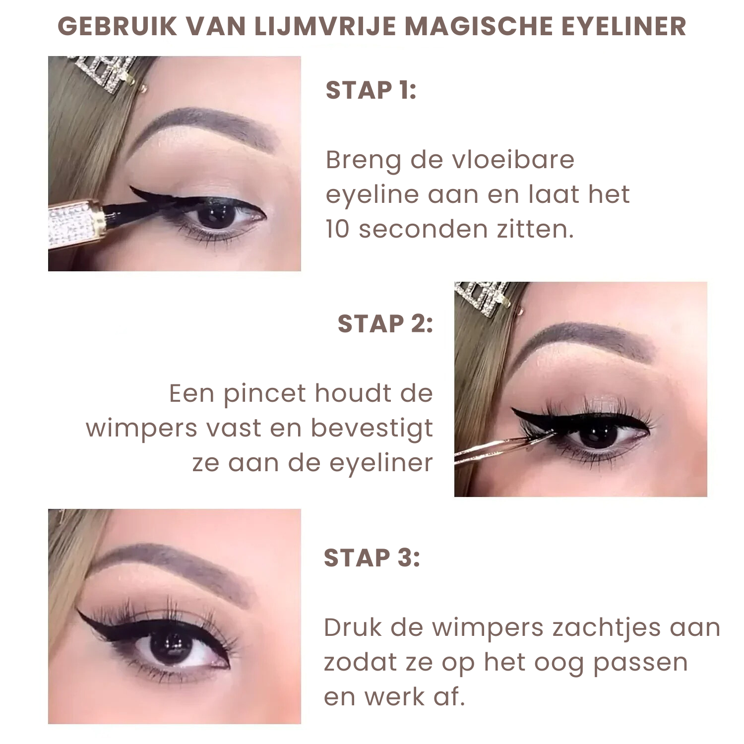 FEVSCA™ | Zelfklevende Eyeliner Wimpers Lijm Potlood