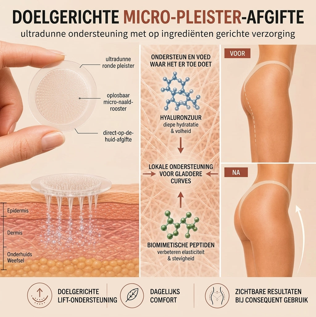 CurveSmooth™  Micro-Patch  Verstevigt • Egaliseert • Vormt