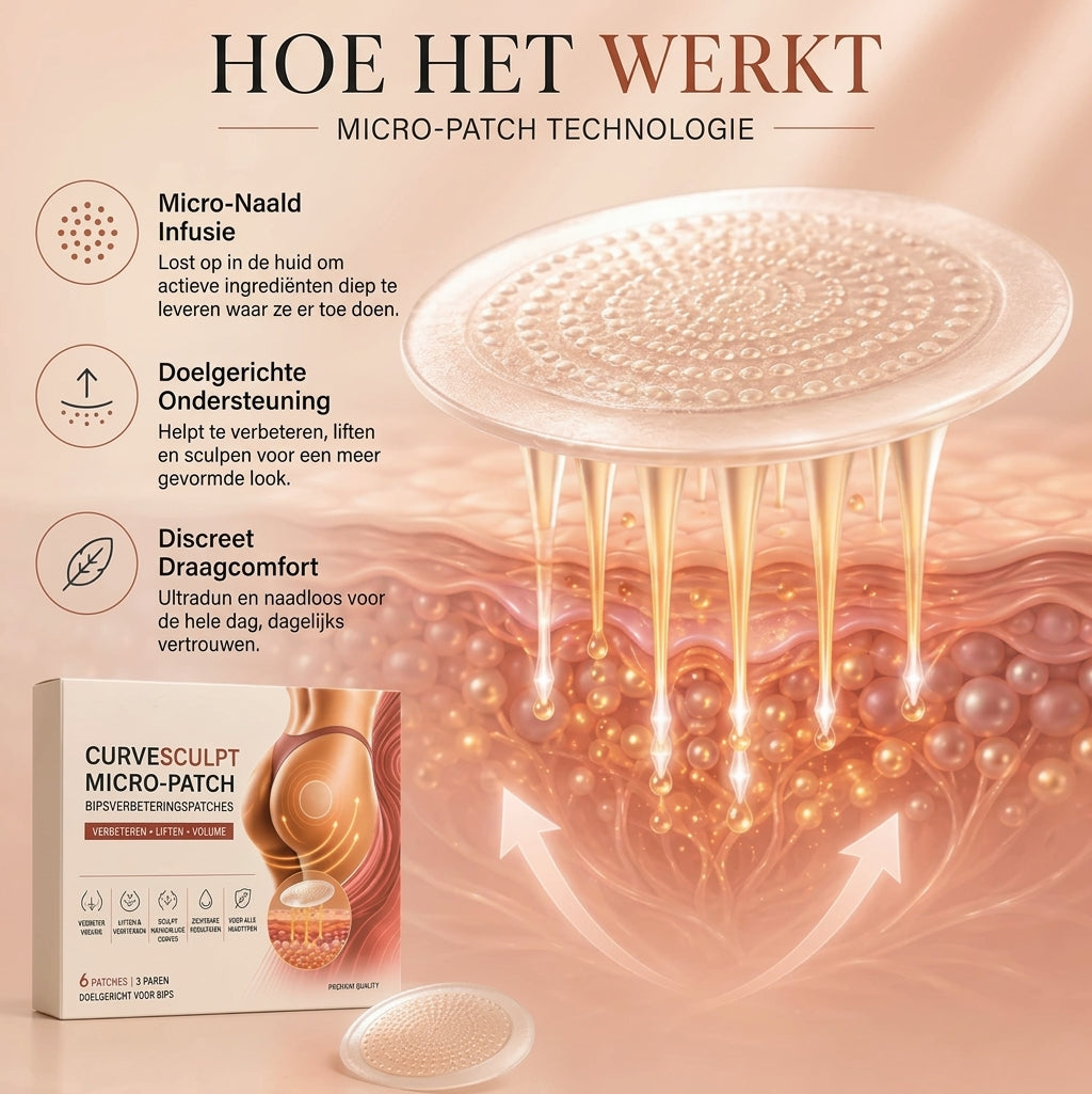 CurveSmooth™  Micro-Patch  Verstevigt • Egaliseert • Vormt
