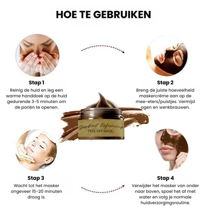 HerbalMask™ | Verfijnend Peel-Off Gezichtsmasker