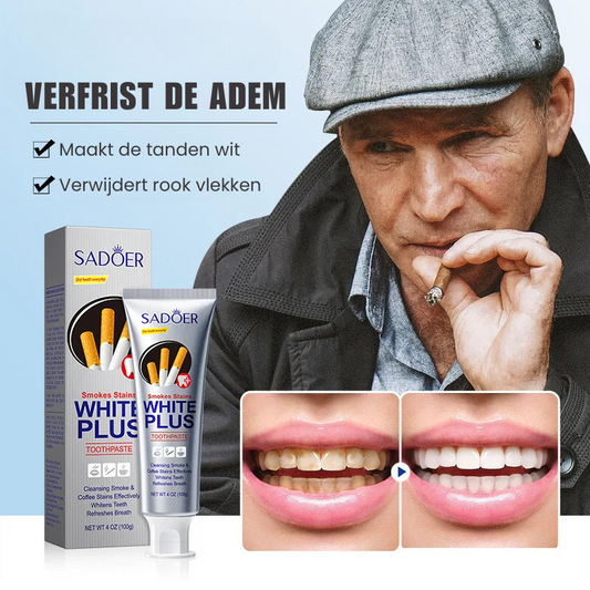 Smoke Stains White Plus™ | Rookvlekken Tandpasta
