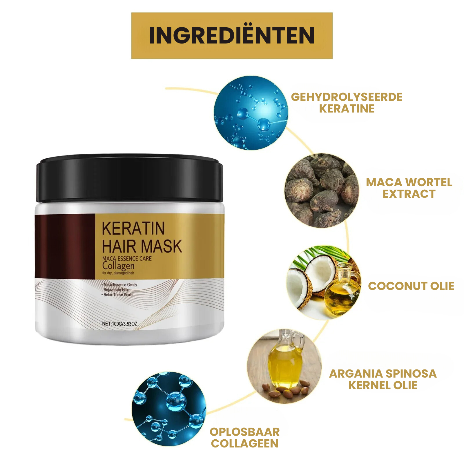 NueKera™ | Keratine Haar Masker