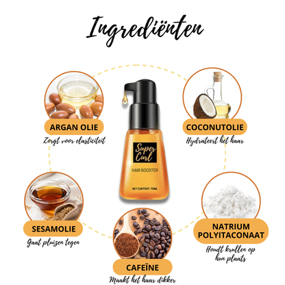 Hair Booster™ | Voedende Olie voor Krullend Haar