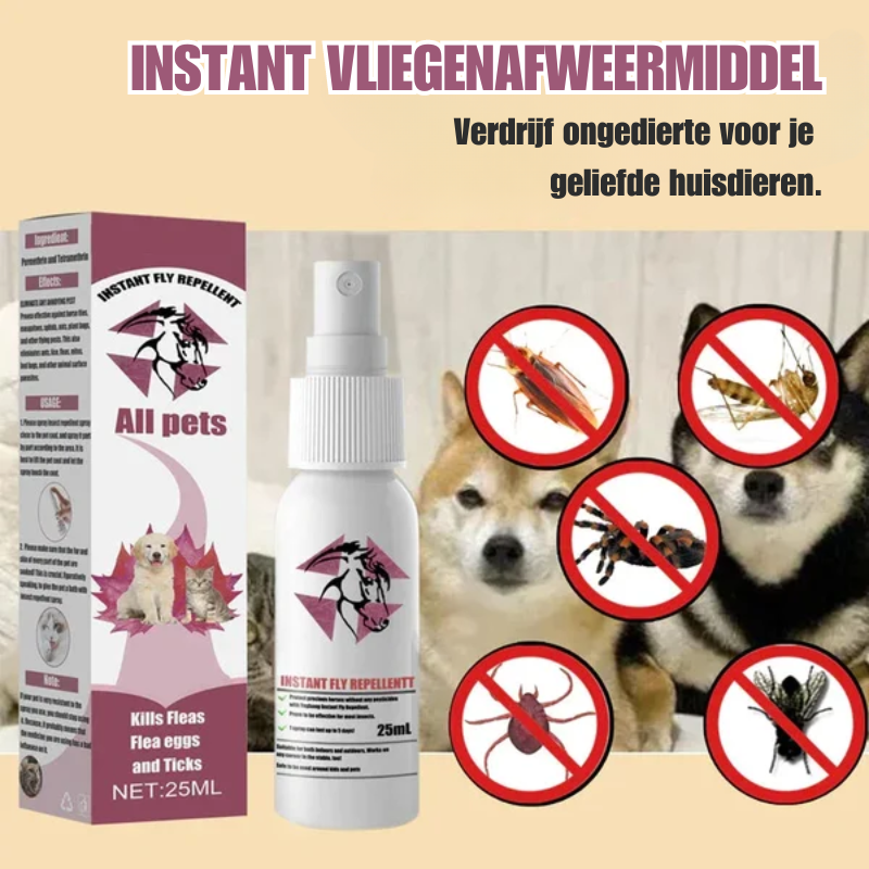 BRAXTO™ | Instant Equine Vliegenafweermiddel Externe Teken en Anti-jeuk Spray voor Huisdieren