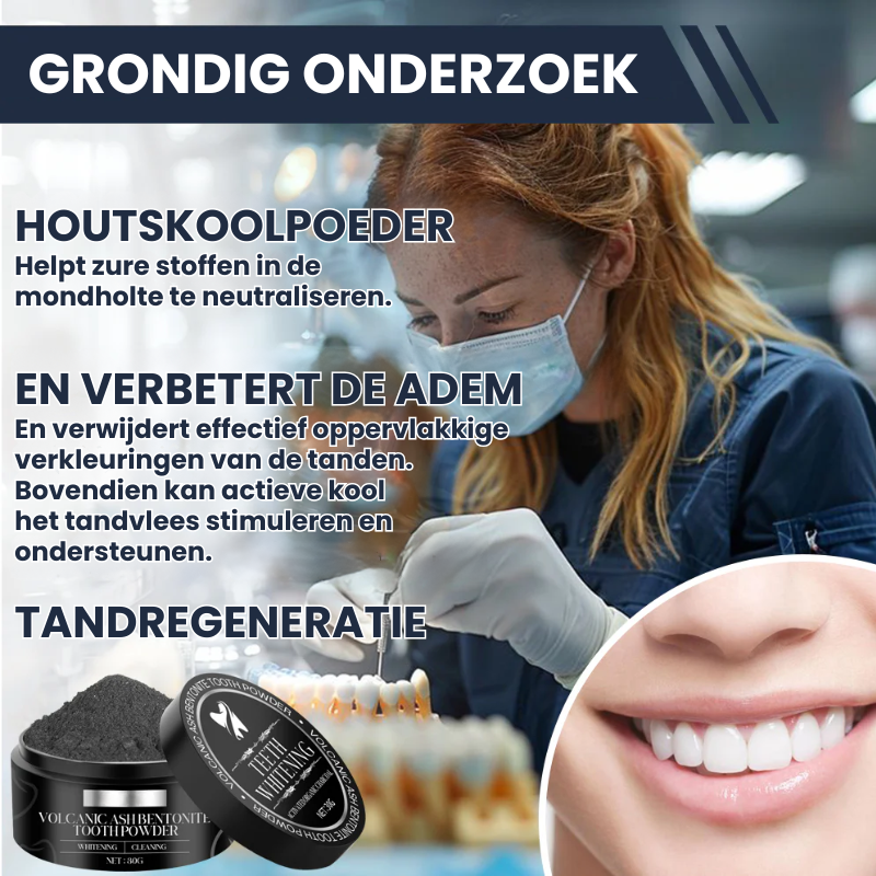 CHARWYTE™ | Tandenbleek Houtskoolpoeder