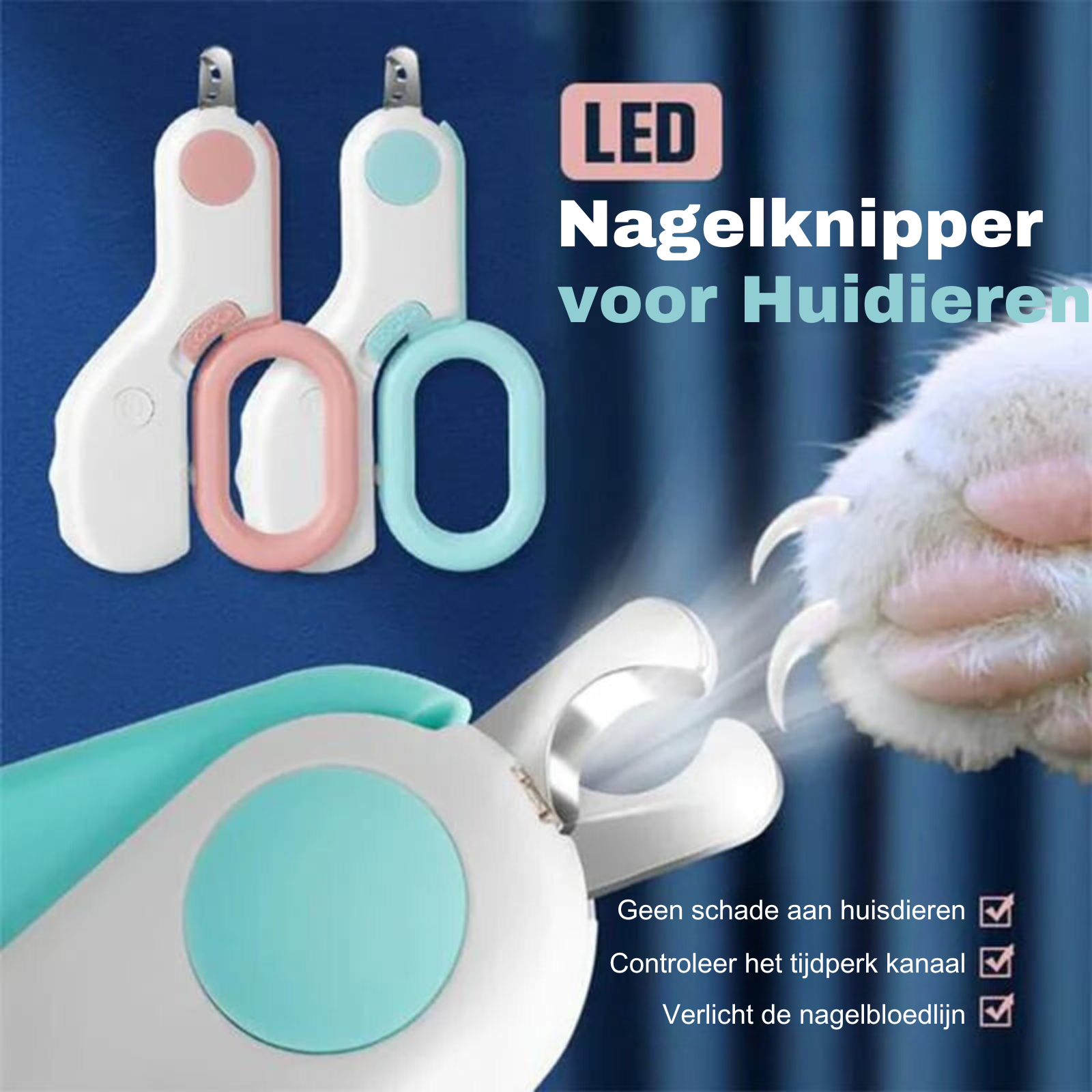 SCHATJE™ | LED Nagelknipper Voor Huisdieren