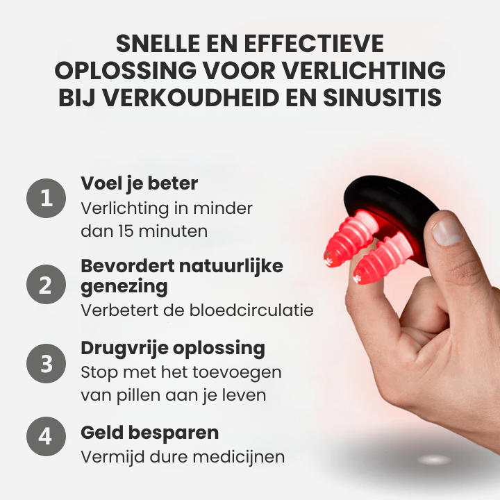 Nasal Wonder™ | Rood Licht Neustherapieapparaat