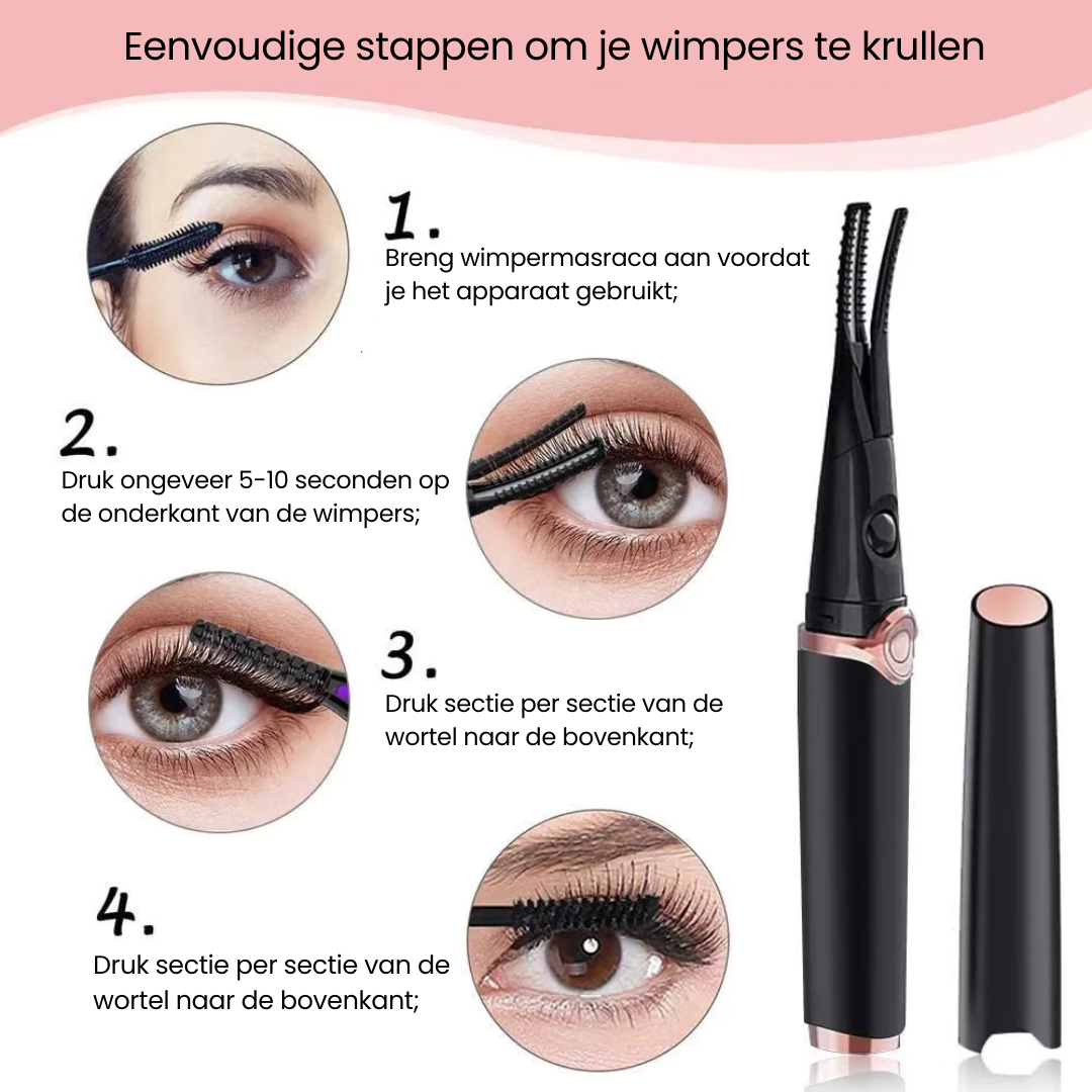 LashLift Pro™ | Oplaadbare Verwarmde Wimperkruller