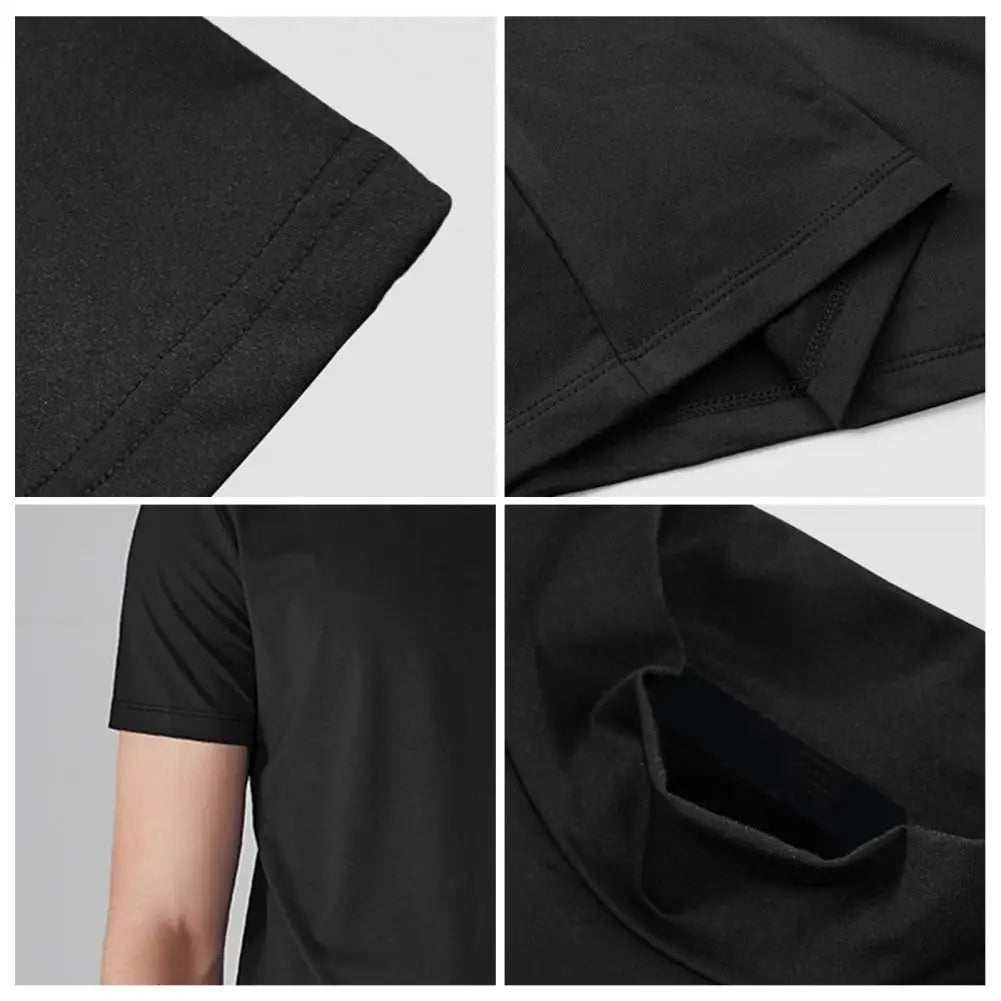 🔥Slim fit heren T-shirt met Opstaande Kraag