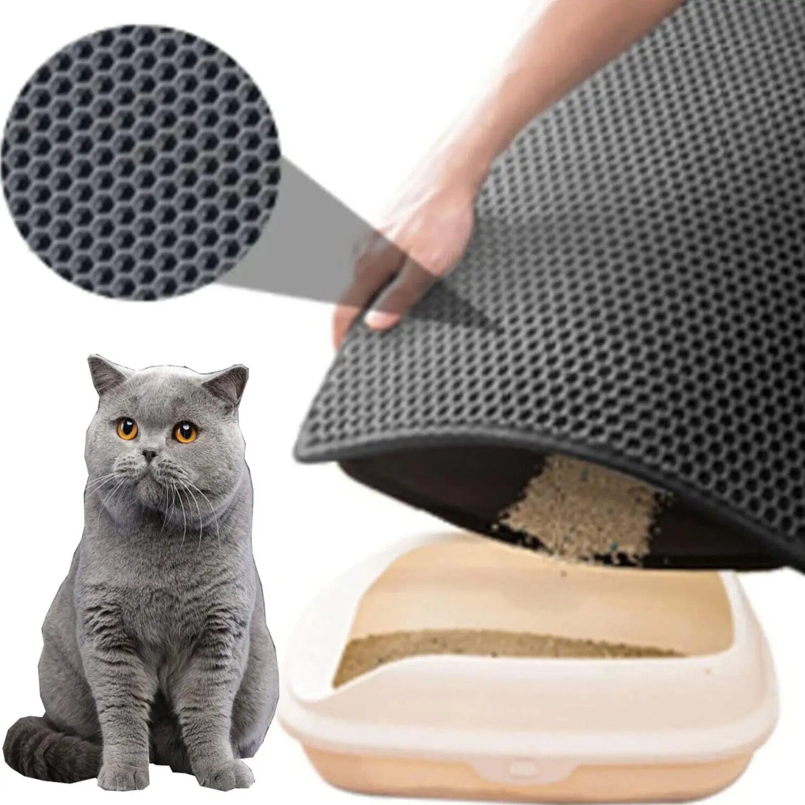 TIRON™ | Antislip Opvangmat voor de Kattenbak