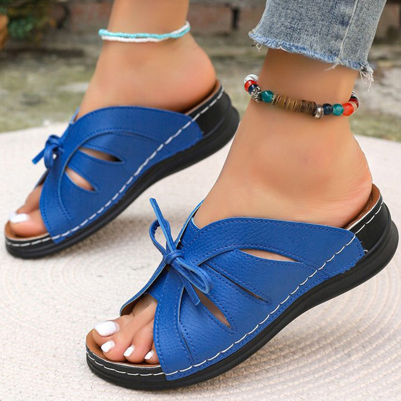 JILA™ | Sandalen Met Strik En Sleehak