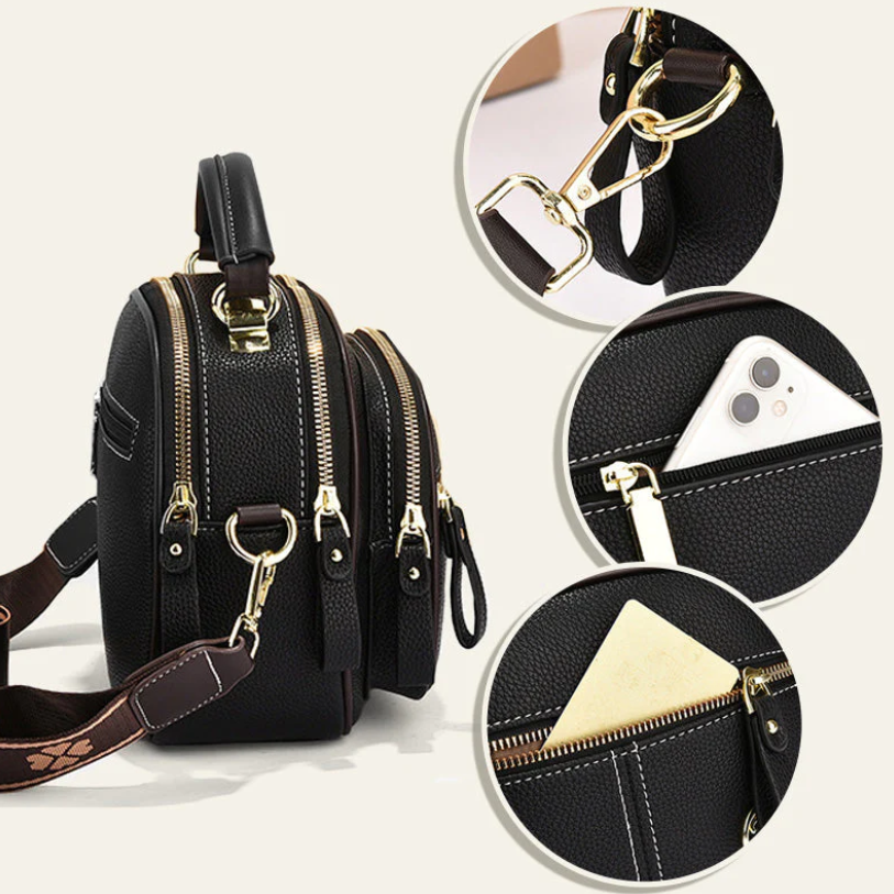 Klassieke Multifunctionele Compartimenten Crossbody Tas