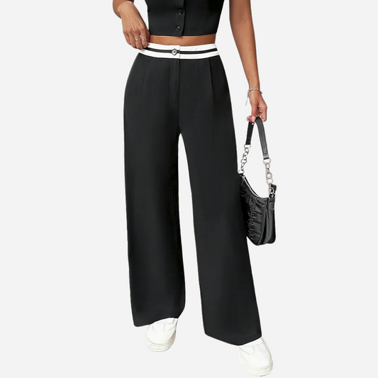 Evelyn | Klassieke rechte broek