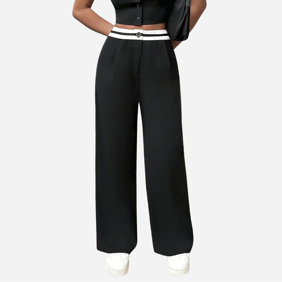 Evelyn | Klassieke rechte broek