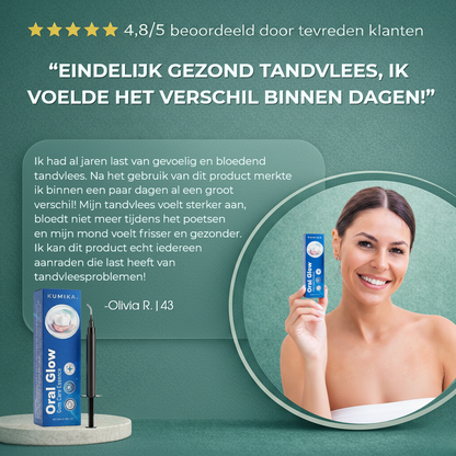 1+1 GRATIS: OralGlow™ | Tandvleesverzorgende Essentie Gel