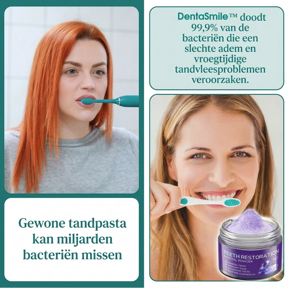 1+1 GRATIS: DentaSmile™ | Tandverzorgend Mineraalpoeder