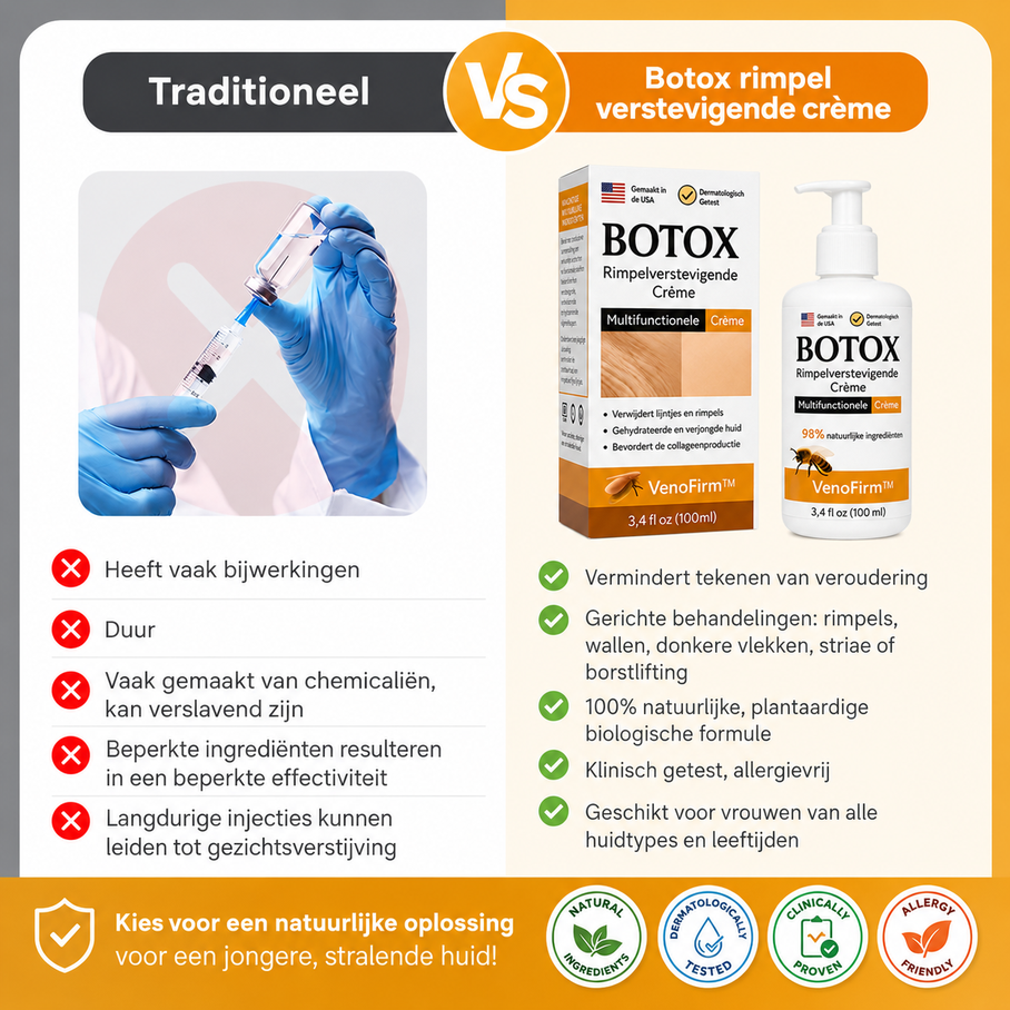 VenoFirm™ | Botox Rimpelverstevigende Crème