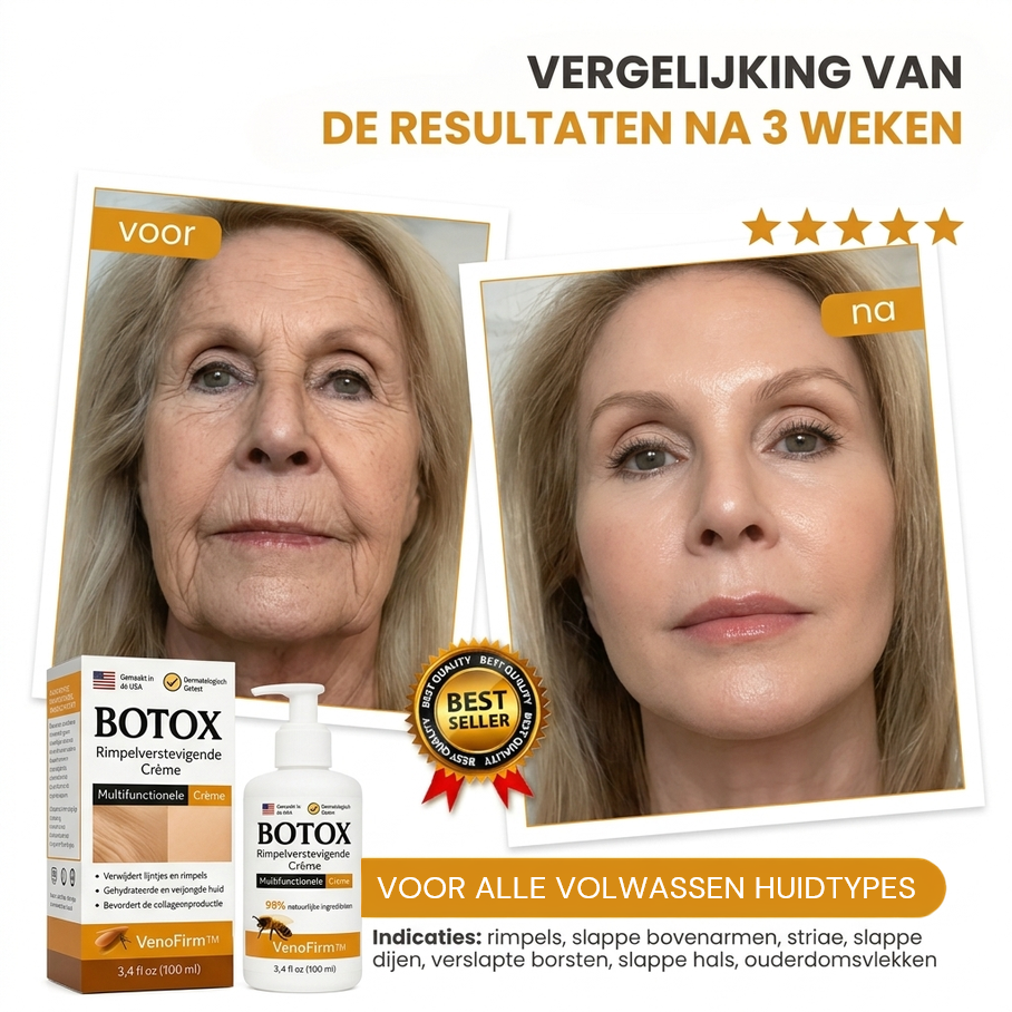 VenoFirm™ | Botox Rimpelverstevigende Crème